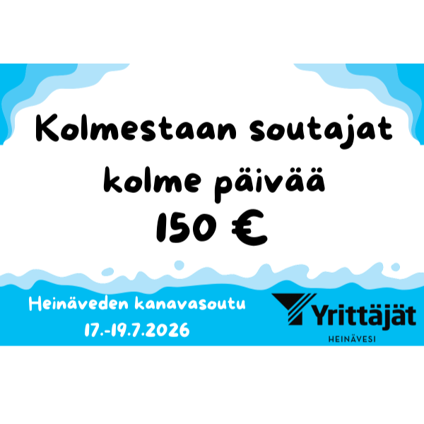 Kolmisin soutajat kolme päivää